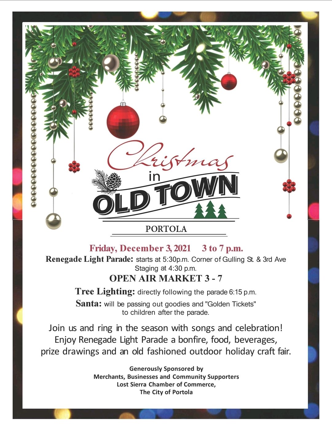 Portola Tree Lighting