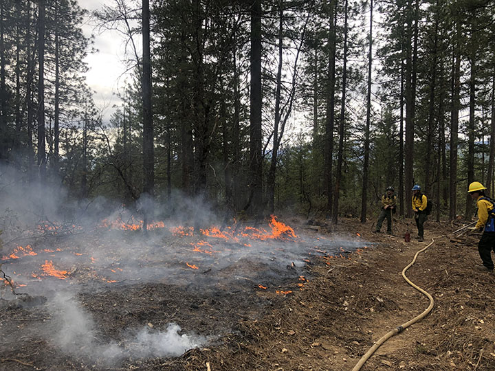Mt. Hough Ranger District Suspends Controlled Burn Due to Weather