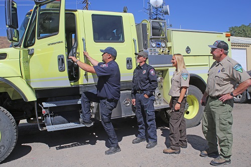 BLM Donates Fire Engine to Standish-Litchfield FD
