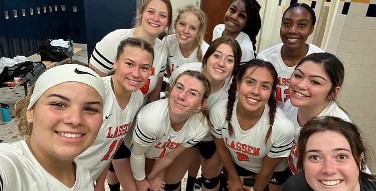 Lassen College volleyball team
