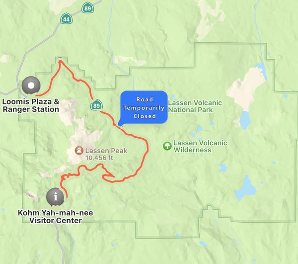 Lassen Volcanic Ntl Park Keeps HWY thru Park Closed Due to Snow