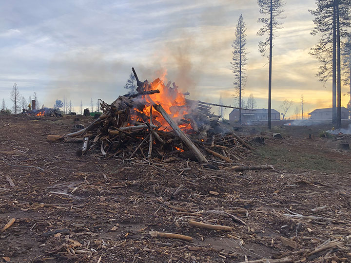 Plumas and Lassen National Forests Update Fall RX Pile Burns
