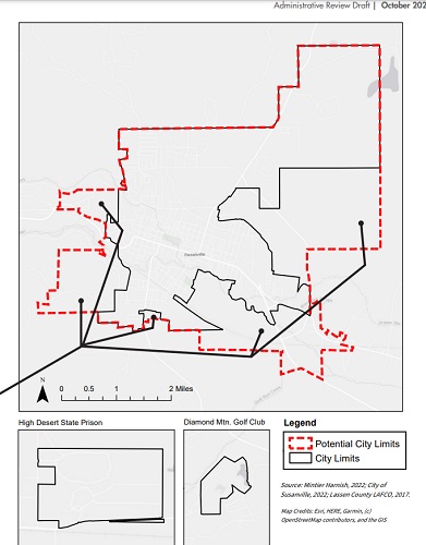 Susanville City Limits Proposed to be Expanded