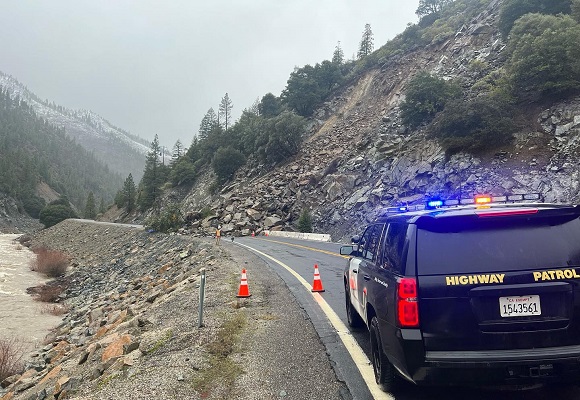 Third Slide Keeps SR70 Closed through Feather River Canyon