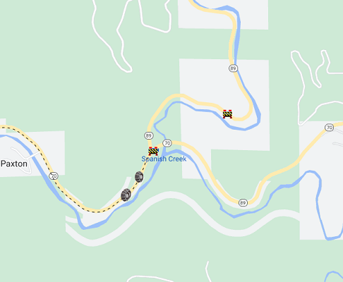 New Slide Near Greenville Wye and 70 Closure