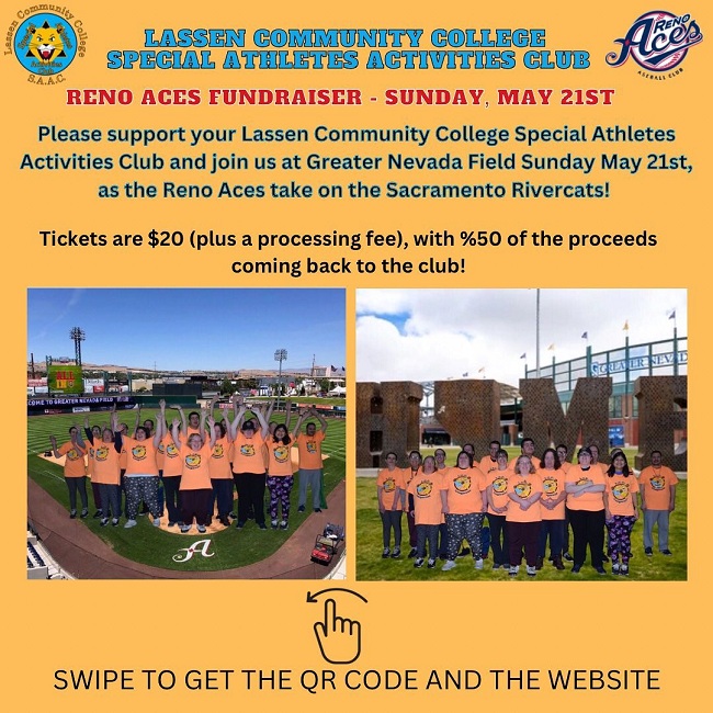 Lassen Community College Special Athletes Activities Club and Reno Aces