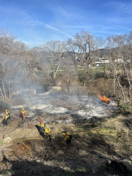Susan River Fuels Reduction Project Burns Begin
