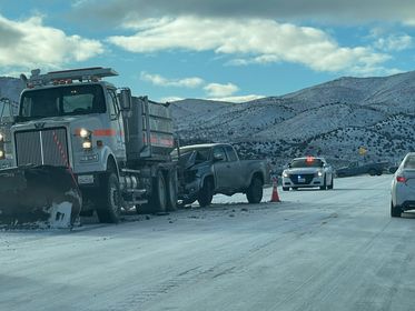 CHP Updates US 395 Collision Involving Caltrans Snowplow