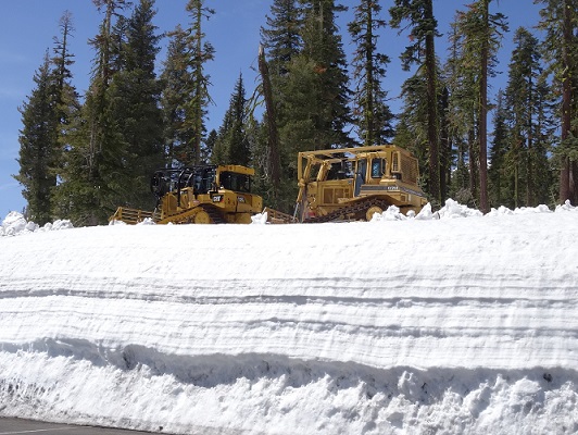 Lassen Volcanic Park Works to Clear Roads for Visitors