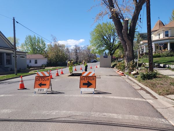 Partial Road Closure in Uptown