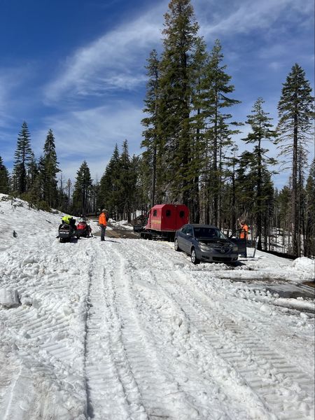 Drivers Ignore Road Closure Signs, Wind Up in Need of Plumas SAR
