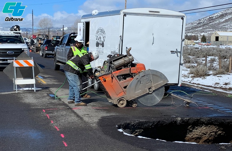 Caltrans & Hat Creek Complete Repairs to SR70 Sinkhole