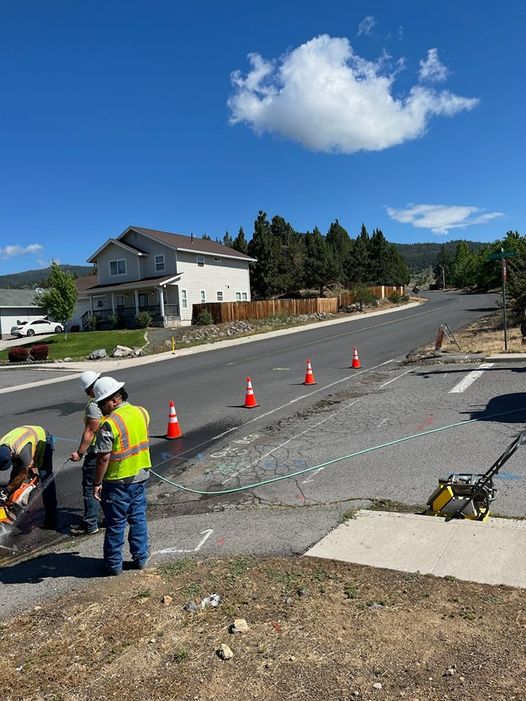 City Public Works Make Road Repairs Following Intense Storms