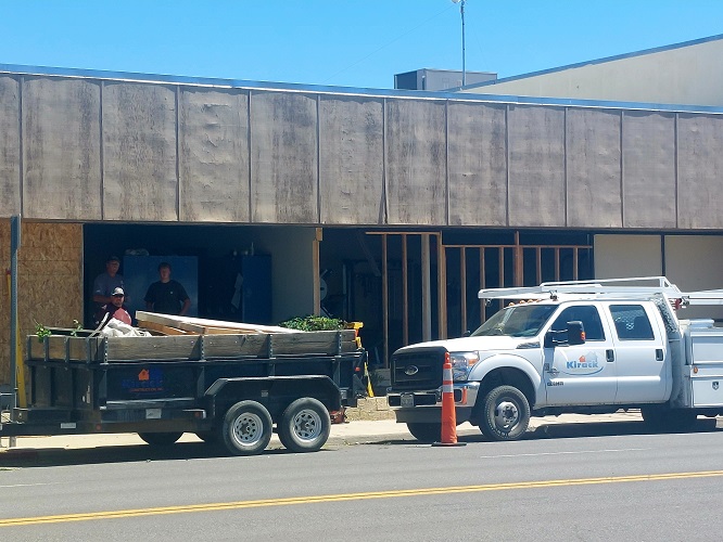 Repairs Begin to Susanville PD Building from October Collision