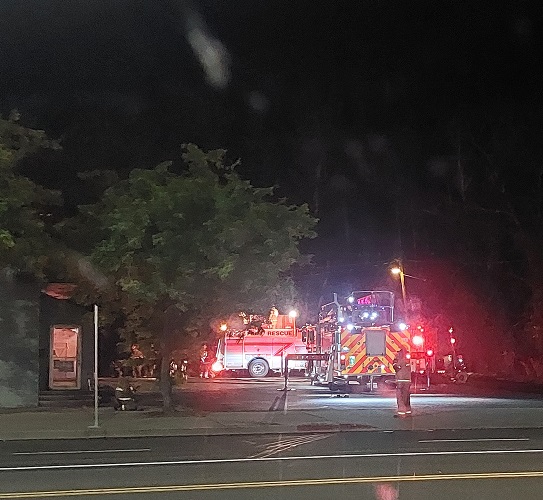 Susanville Fire Responds to Structure Fire on Main Street