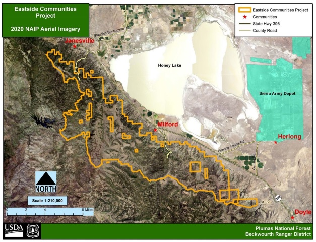 Community Protection Project Meeting in Milford with LFSC and Plumas NF