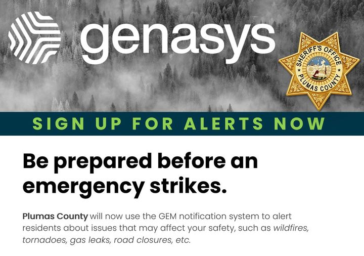 Plumas County Officials Urge Registration for New Rapid Emergency Notification Service