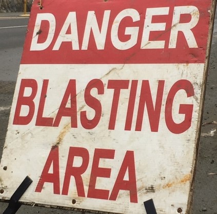 Blasting Continues in the Feather River Canyon