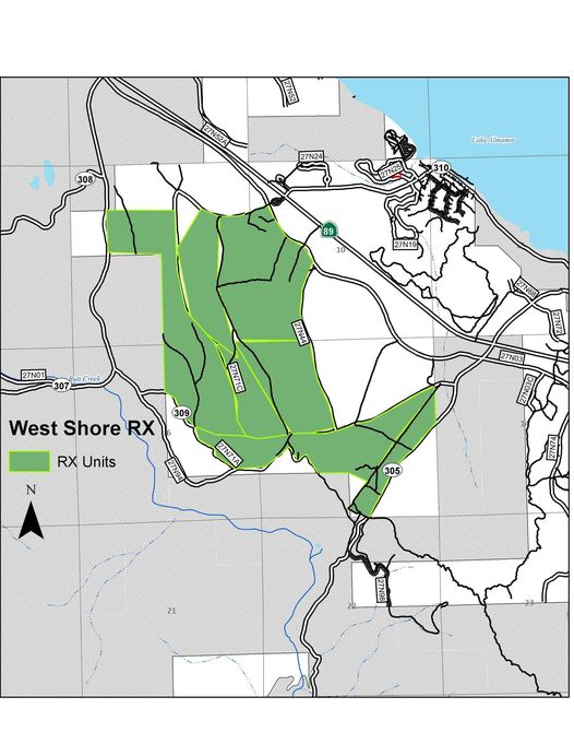 Lassen National Forest Plans RX Burn Near Prattville