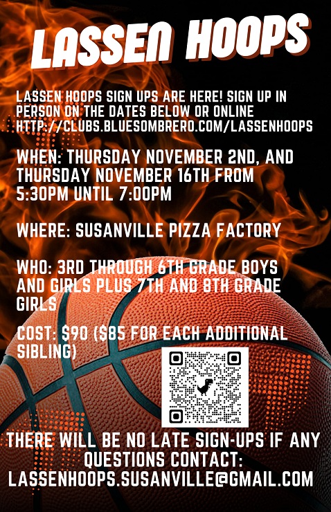 Lassen Hoops Sign ups