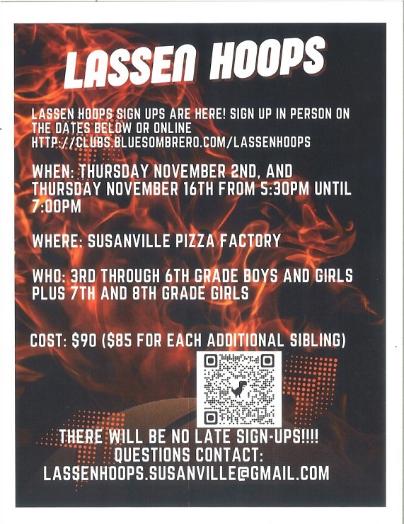 Lassen Hoops Sign Ups