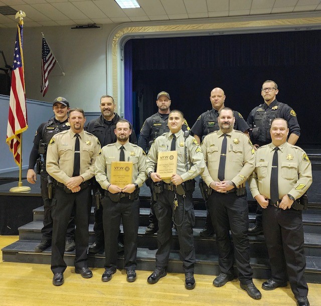 VFW Honors LCSO with Peace Officers of the Year Award