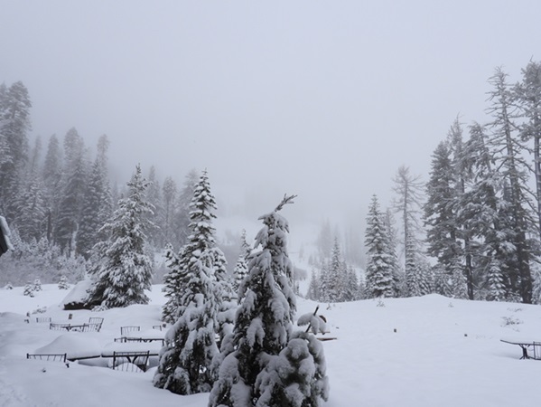 Lassen Volcanic National Park Updates Park Conditions: Sparse Snowfall, Wintery Conditions