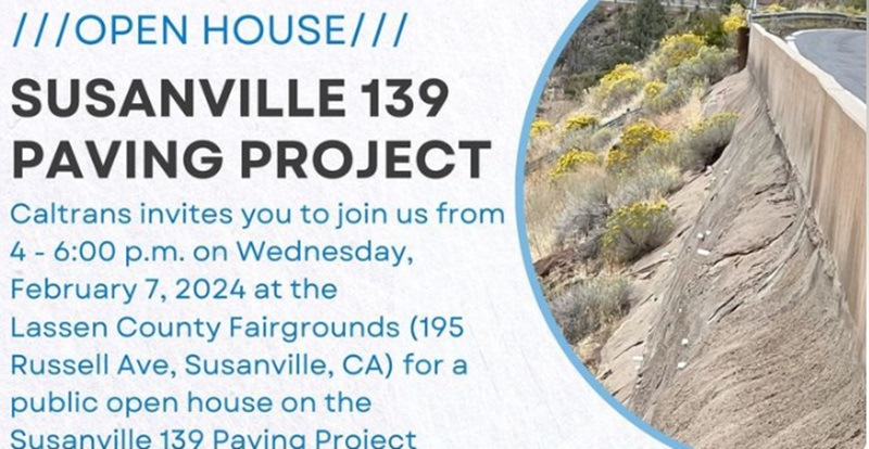 Caltrans Hosts Open House for Major Highway 139 Project