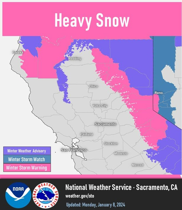 Winter Storm Bringing Widespread Impacts to Northeast California