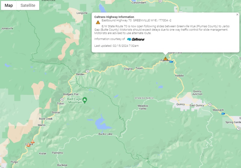 SR 70 Drivers- Stark Warning if Traveling thru the Canyon