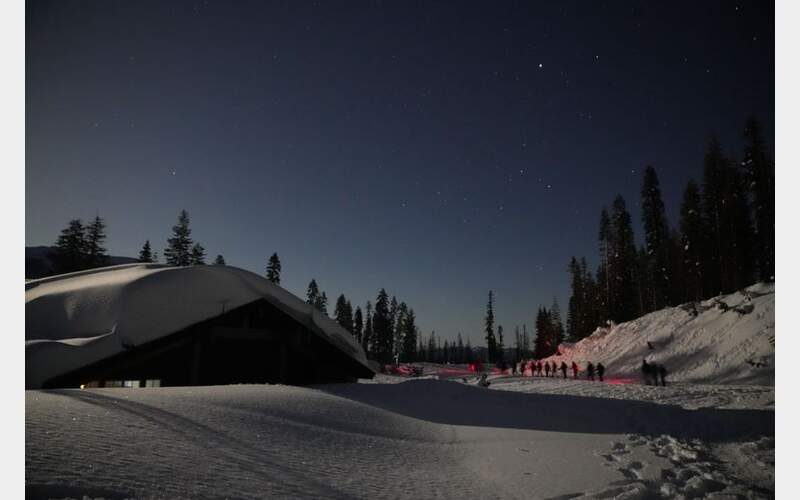 Lassen Volcanic National Park Hosts Final Snowshoe Hike Under the Full Moon