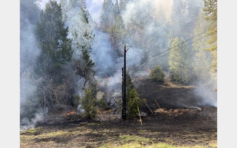 Wood Stove Ashes Spark the Region’s First Wildfire of the Season