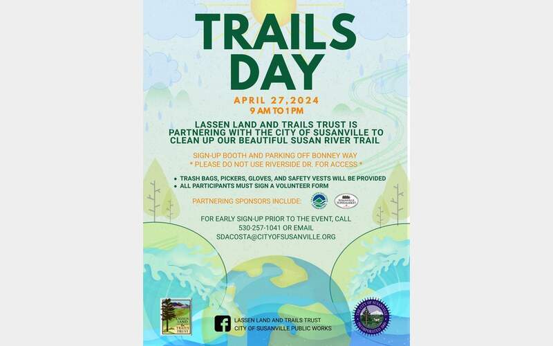 Community Clean-Up Day Along Susan River- City and LLTT Partner in Trail Restoration