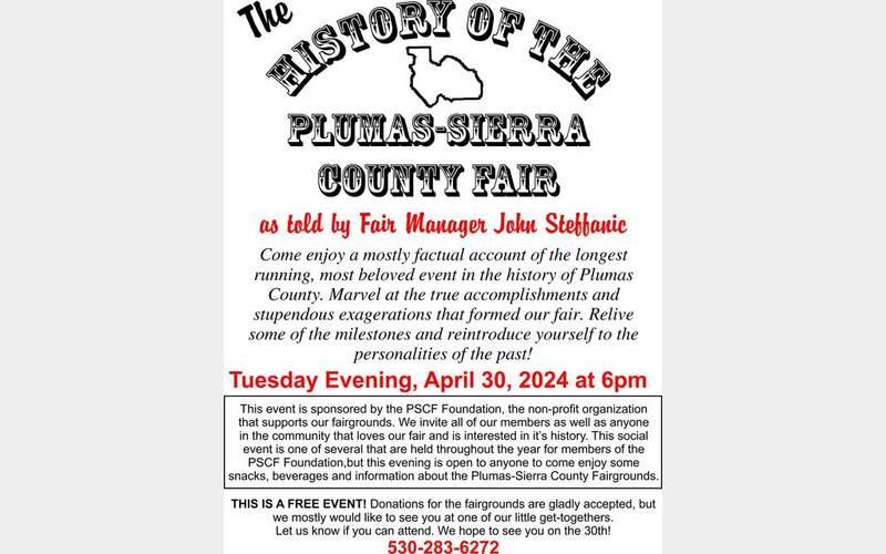 Plumas Sierra Fair Foundation Opens Annual Social to the Community