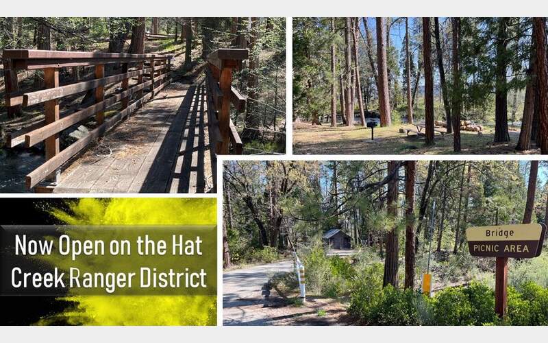 More Campgrounds and Day Use Areas Open in Lassen National Forest