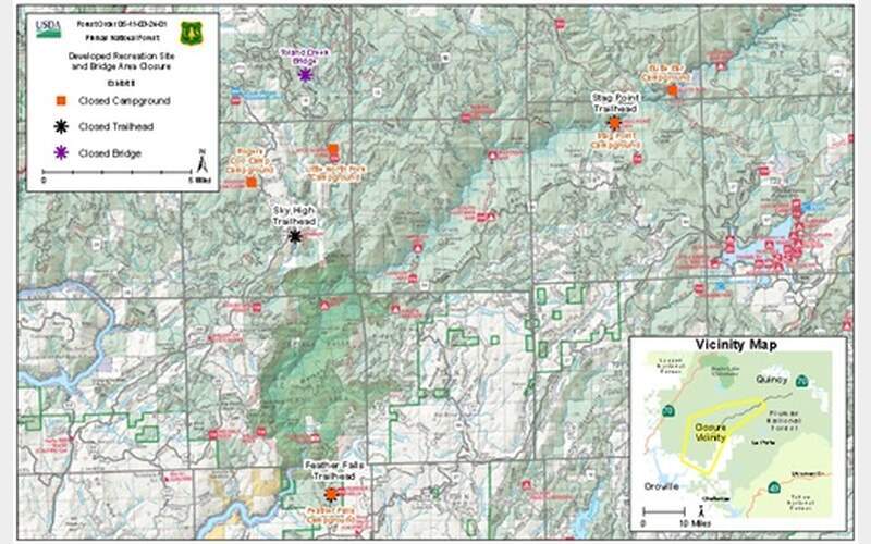 Plumas National Forest Implements New Forest Closure Order as Post-Fire Recovery Continues