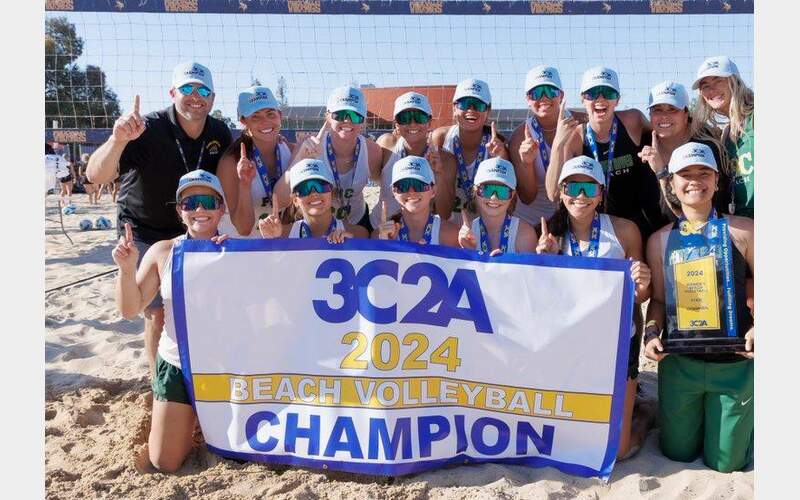 Feather River College Wins Third State Championship with Victory in Beach Volleyball