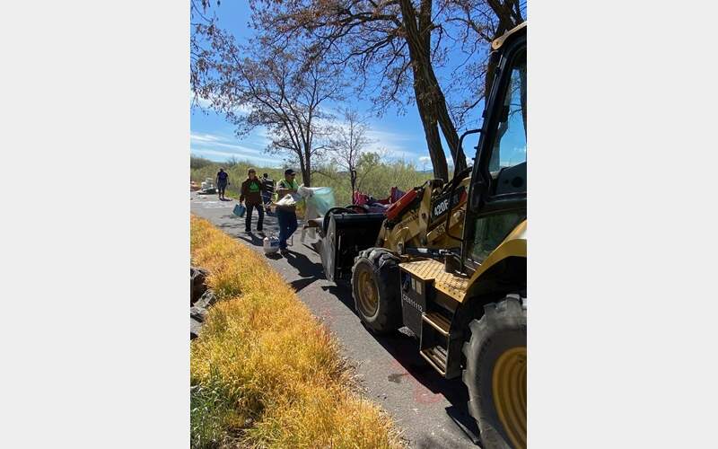City of Susanville and LLTT Team Up for Trail Days- Removes Impressive 42 Yards of Waste