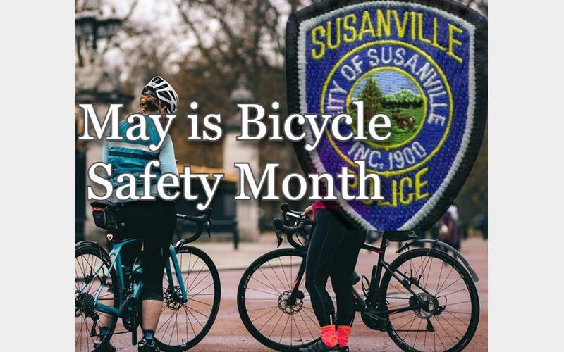 Susanville Police Department Emphasizes Road Safety During National Bicycle Safety Month