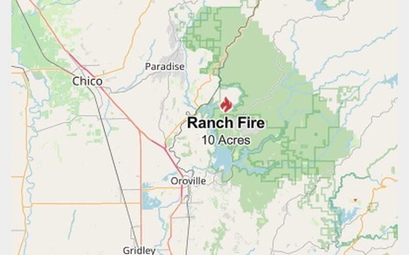 Regions First Wildfire of the Season Erupts, Promting Evacuations in Concow near HWY 70