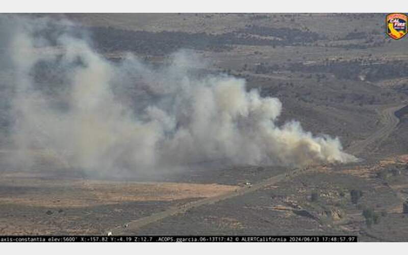 Wildfire 75% Contained Overnight Near Hallelujah Jct.