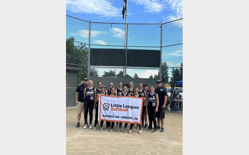 Almanor All-Stars Girls Softball Win District Championship