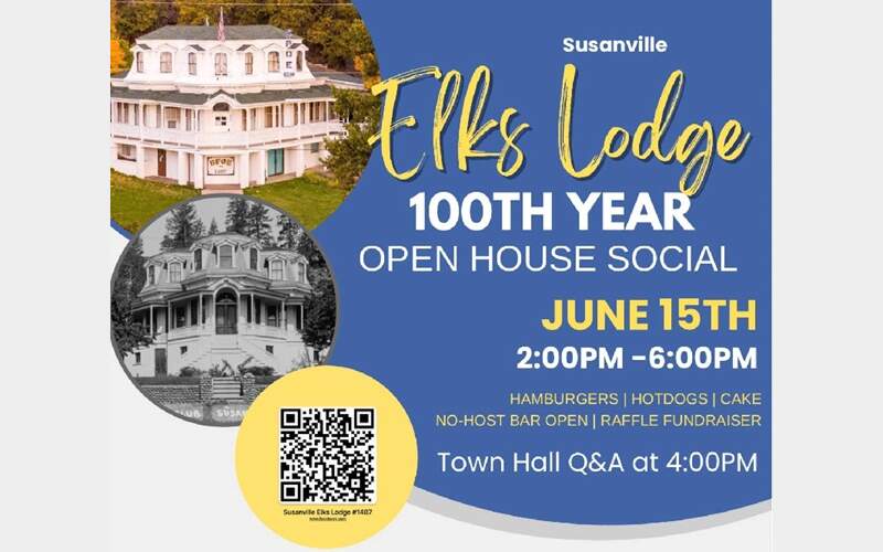 Susanville Elks Lodge Celebrates 100 Years, and You’re Invited.