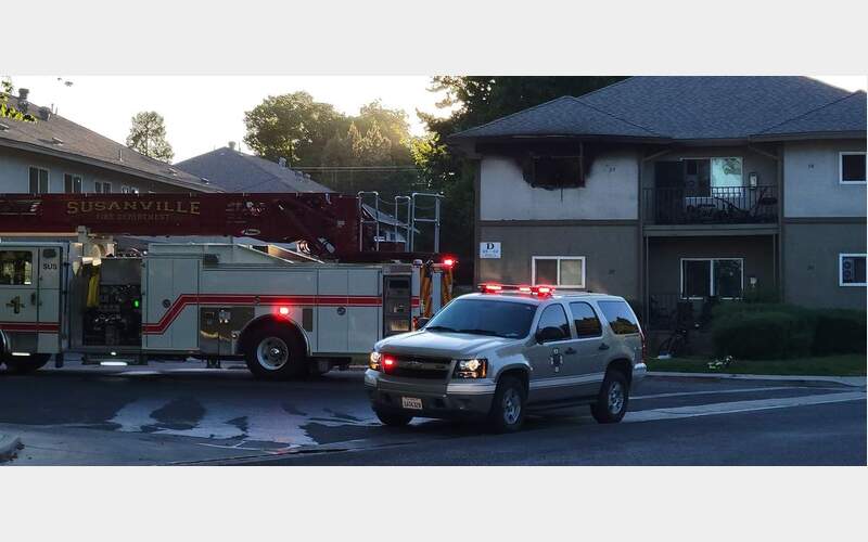 Apartment Engulfed in Flames Near Riverside Park