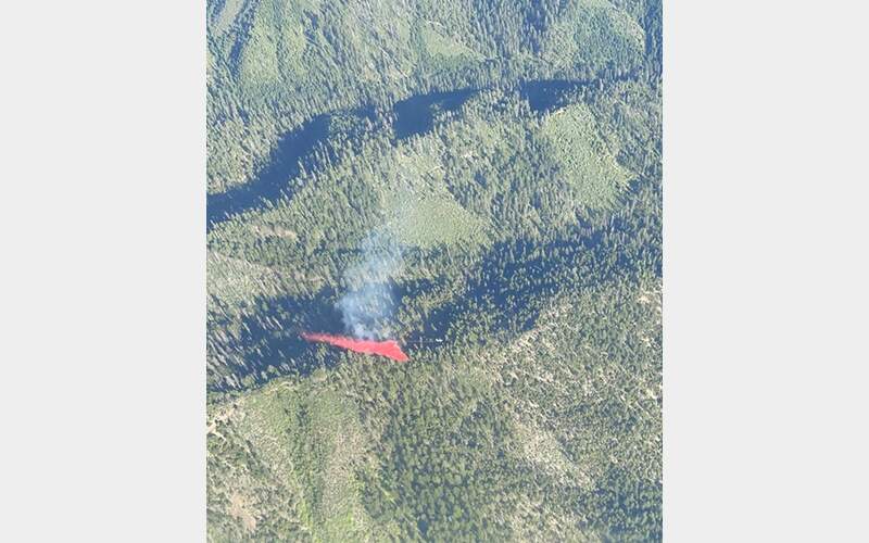 Wildfire Burns in Klamath National Forest