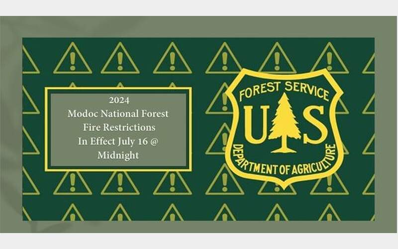Fire Restrictions Implemented on the Modoc National Forest