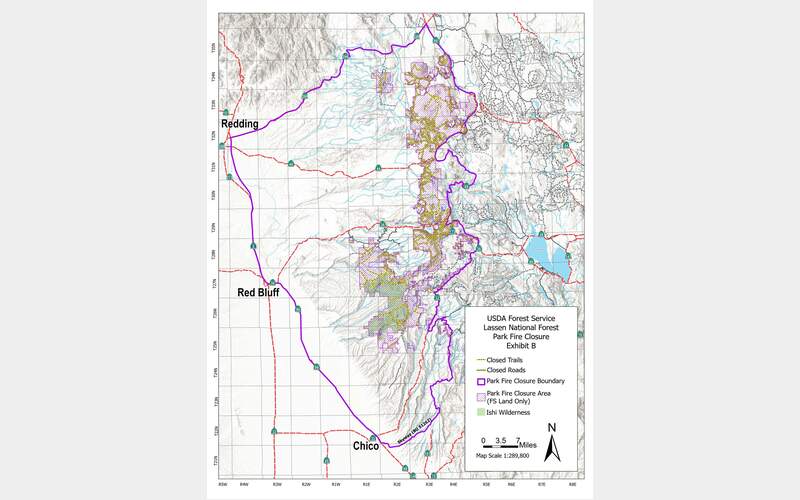 Lassen National Forest Issues Closure Order Due to Park Fire