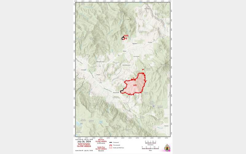 Gold Complex Fire Update July 26, 2024 – 7:00 a.m.