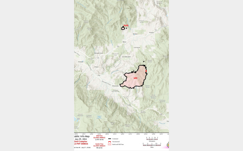 Plumas National Forest Gold Complex Fire Update July 29