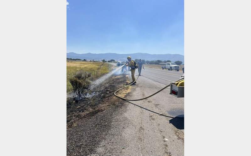 Susanville Fire Responds to Yet Another Spot Fire off Skyline
